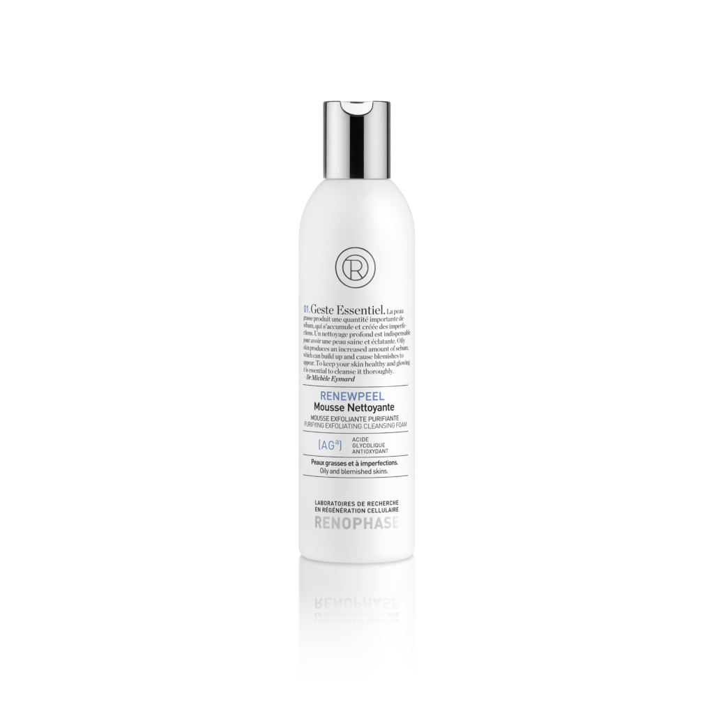 renophase renewpeel mousse nettoyante